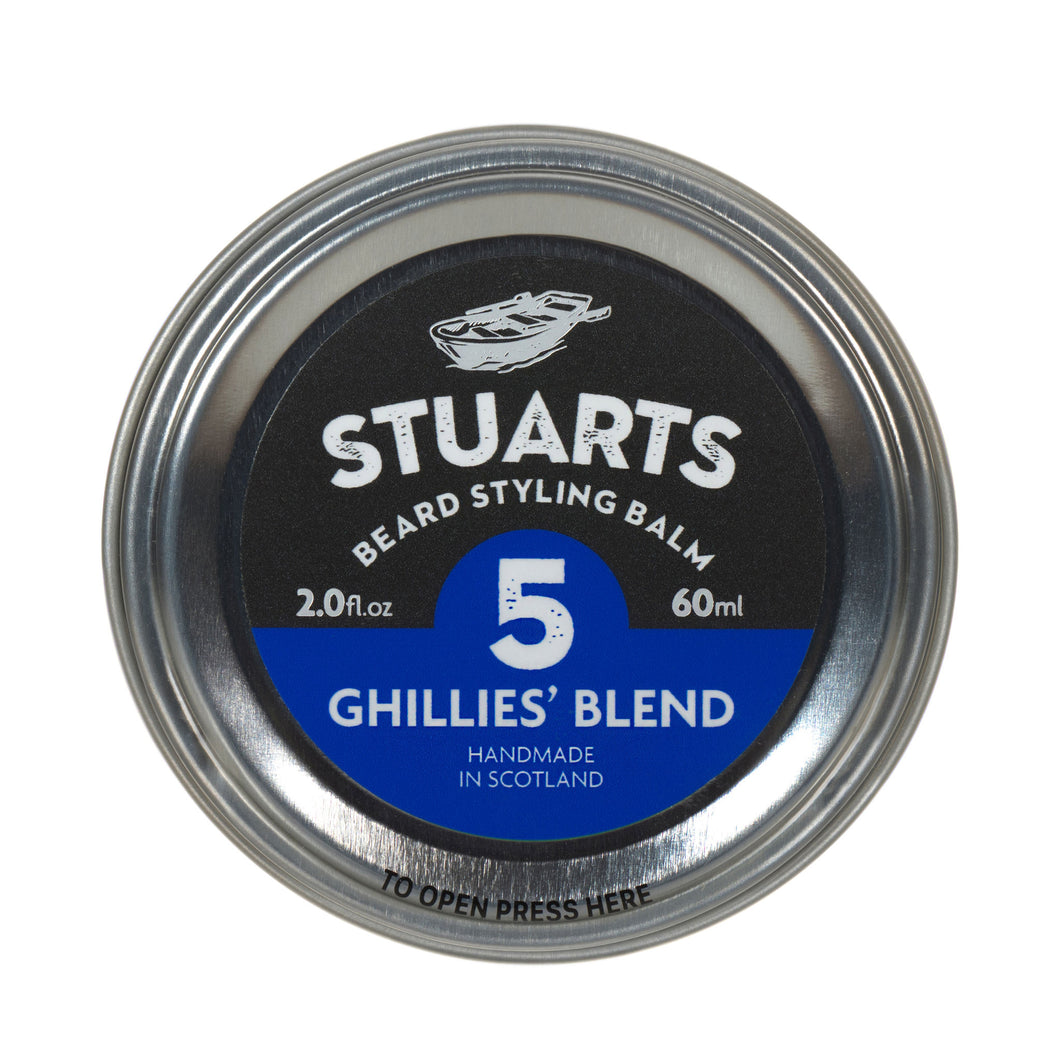 STUARTS Beard Styling Balm No 5 'Ghillies' Blend' - 60ml
