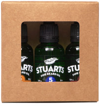 Load image into Gallery viewer, STUARTS Beard Oil Gift Set - 3 Pack
