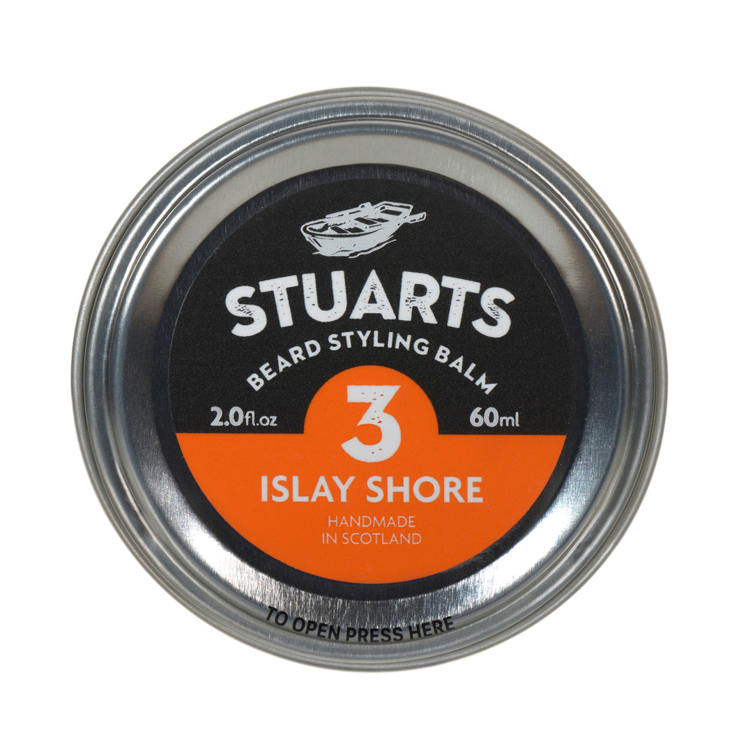 STUARTS  Beard Styling Balm No 3 'Islay Shore' - 60ml